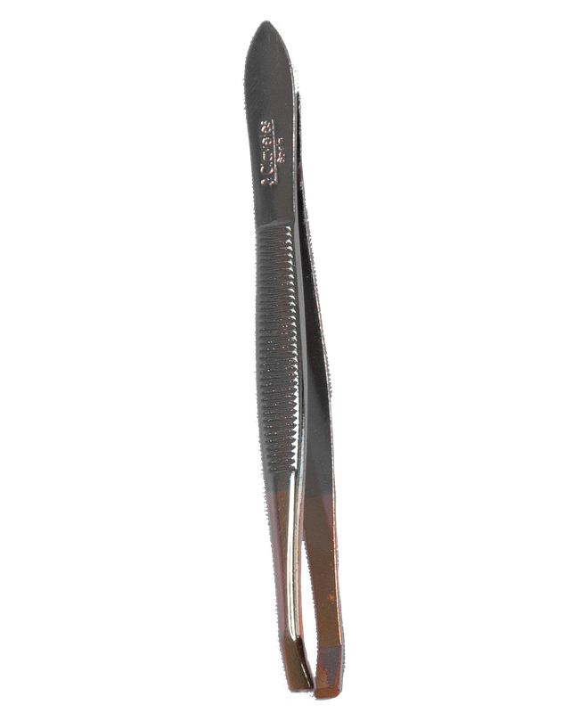 3 CLAVELES PINZA DE DEPILAR PUNTA ORO 8 CM