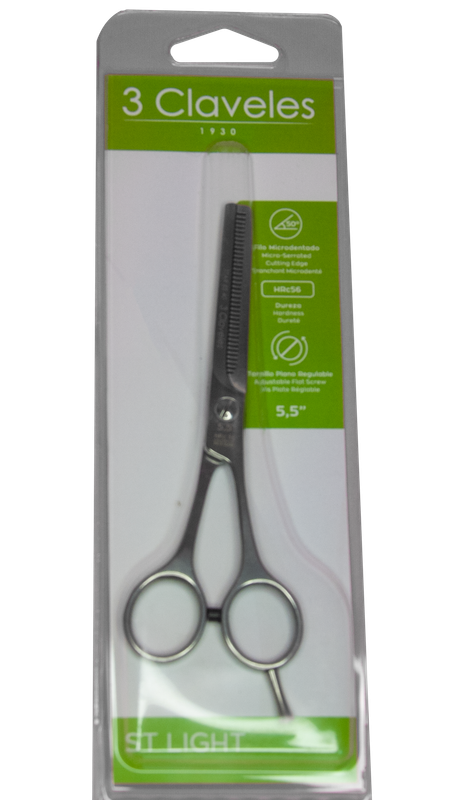 3 CLAVELES TIJERA DE PULIR 5.5 LIGHT BRILLO
