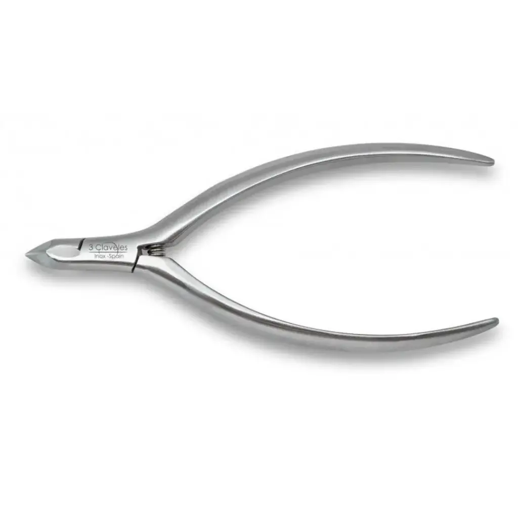 3 CLAVELES ALICATE CUTICULA INOXIDABLE 11 CM