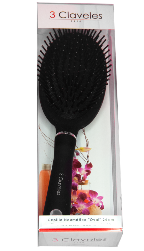 3 CLAVELES CEPILLO NEUMATICO OVALADO 24 CM