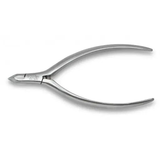 3 CLAVELES ALICATE CUTICULA INOXIDABLE 11 CM