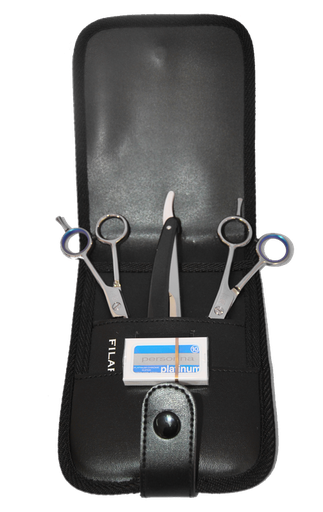 FILARMONICA SET PROFESIONAL TIJERA F/ NAVAJA REF 54003